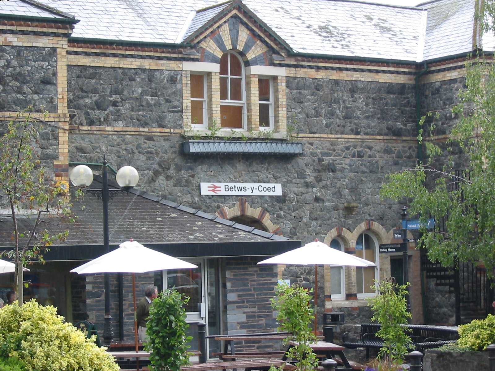 Betws-y-Coed train station.