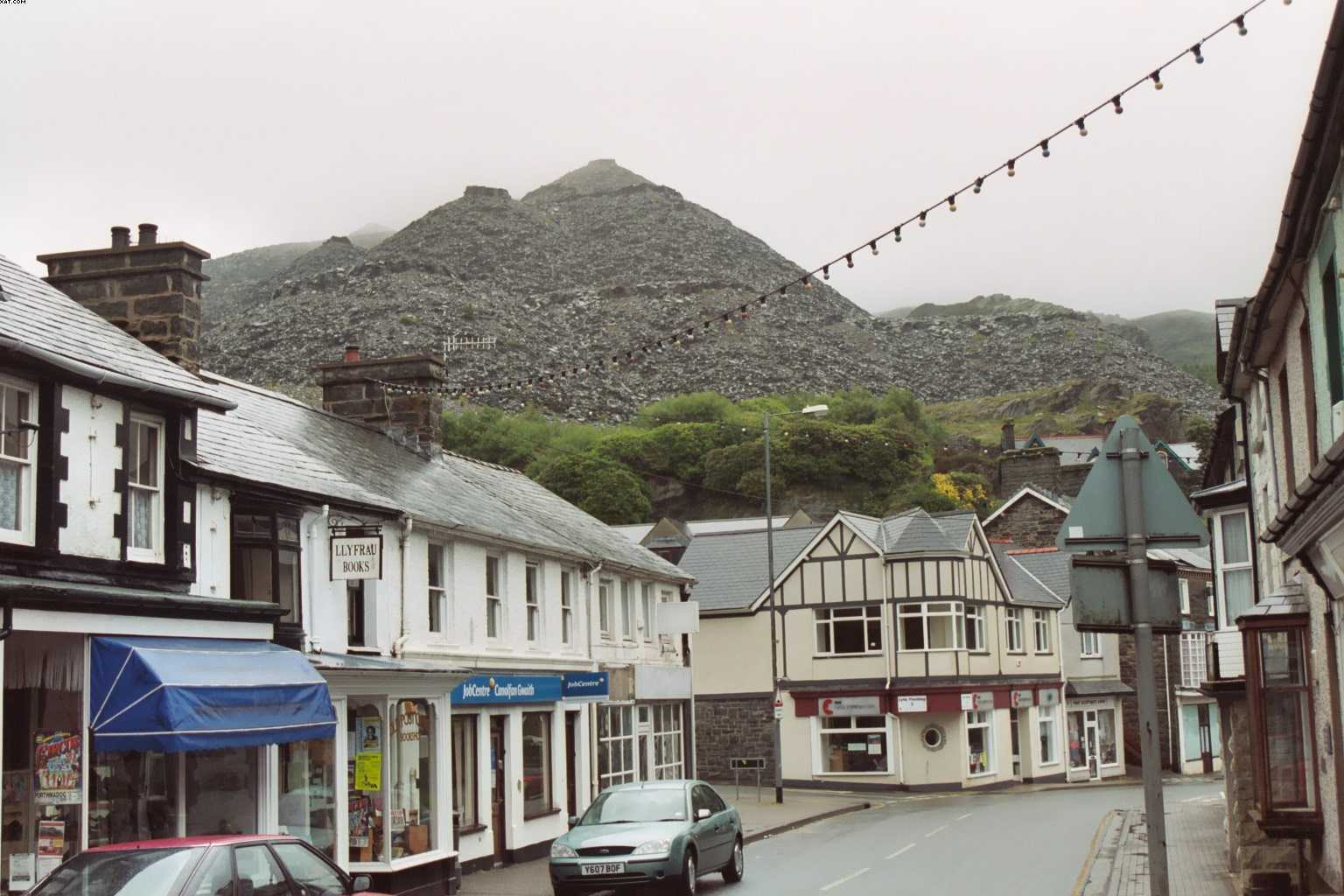 A mountain of slate.