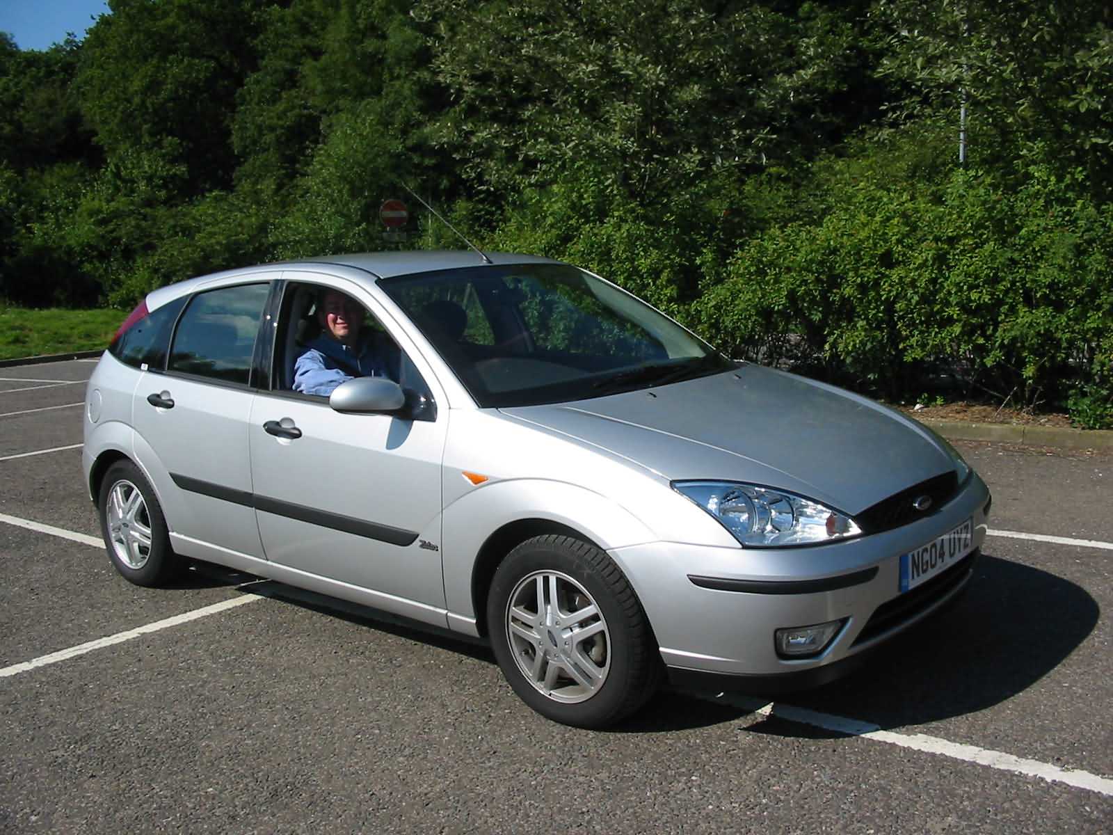 Our rental car in Britain.